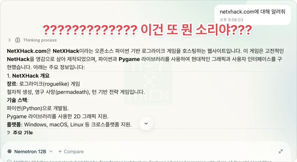 ExpressAI에서 Netxhack.com 질문